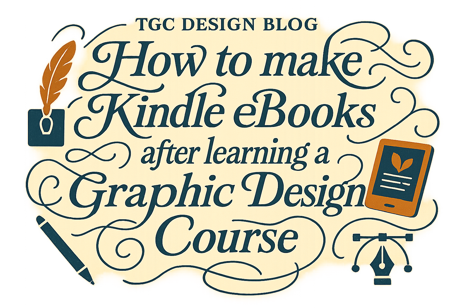 How to make Kindle eBooks after learning a Graphic Design Course